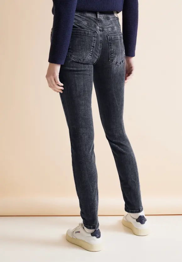 Graue Slim Fit Jeans - authentic grey wash