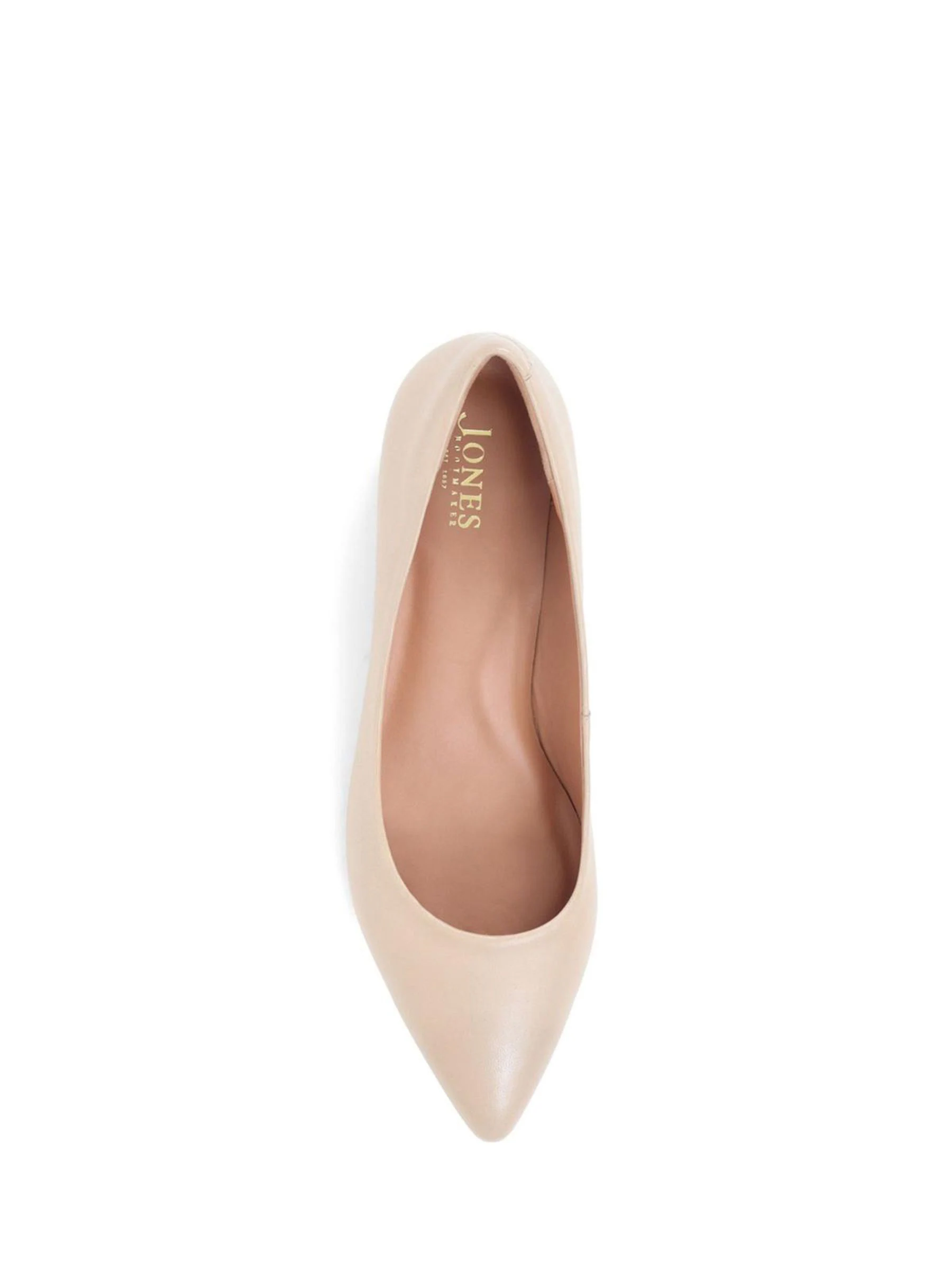 Licht beige - Jones Bootmaker Sunstone pumps van leer