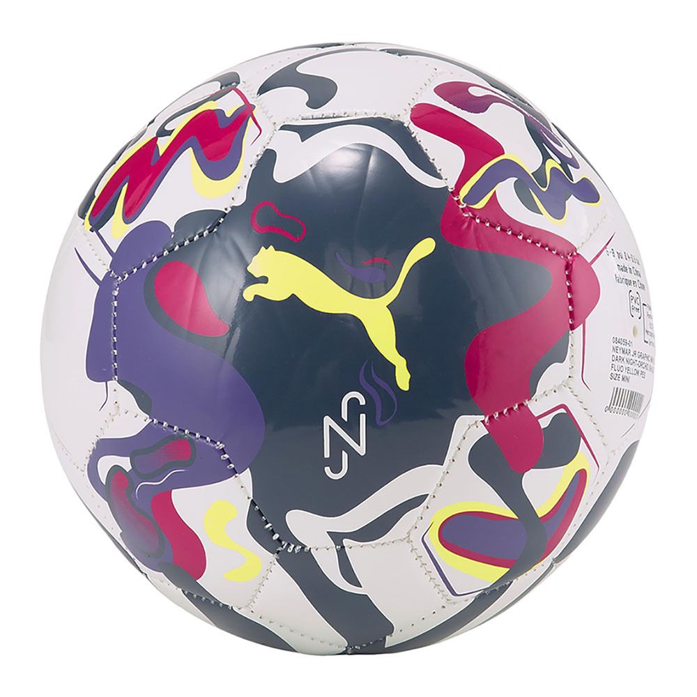 Puma NRJ GRA - Ballon Football Homme dark night/orchid shadow/fluro yellow pes