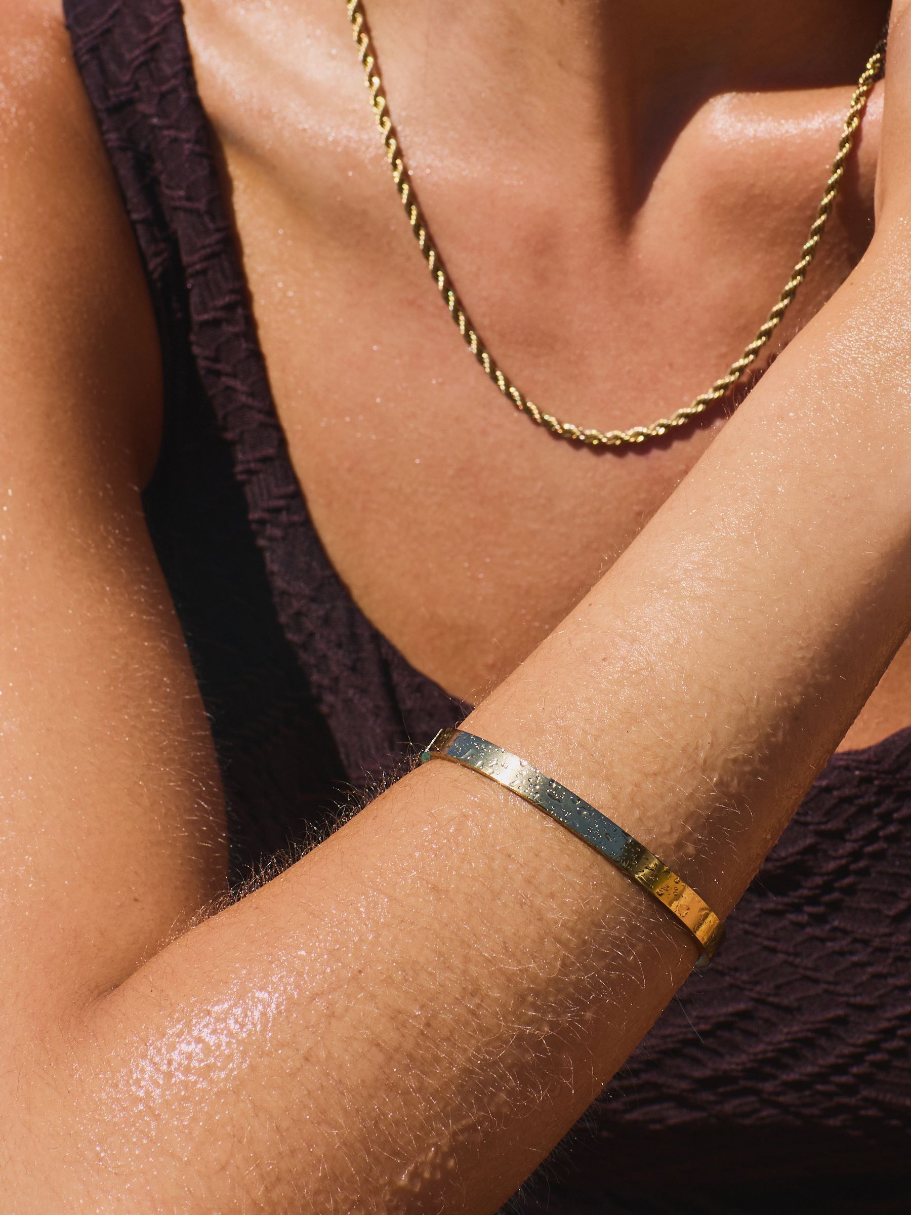 Goudkleurig - Stainless Steel Bangle