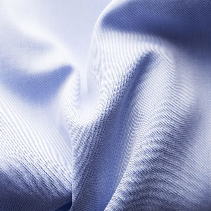 ETON Light Blue Signature Twill Shirt Extra Long Sleeves - Contemporary Fi Lyseblå
