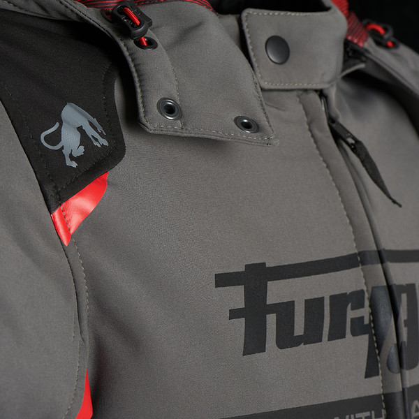 Furygan - Blouson Sektor Roadster Anthracite / Noir / Rouge
