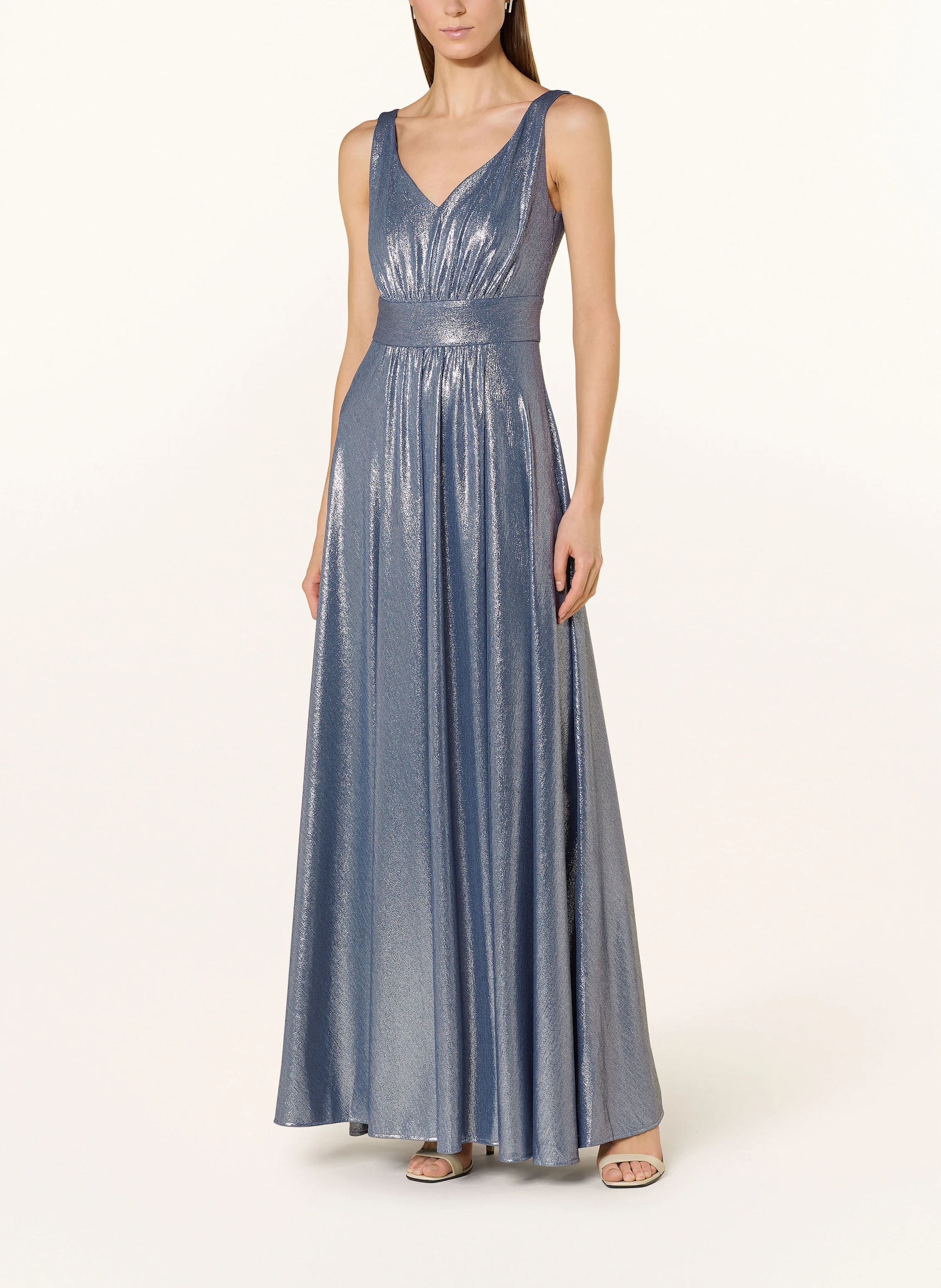 SWING Abendkleid mit Glitzergarn