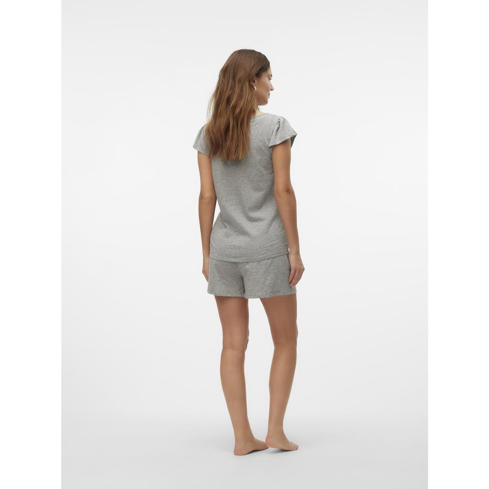 Køb Mama;licious Light Grey Melange Mlmira Lgm Lia Kasket Jrs Pyjamas 2F Noos