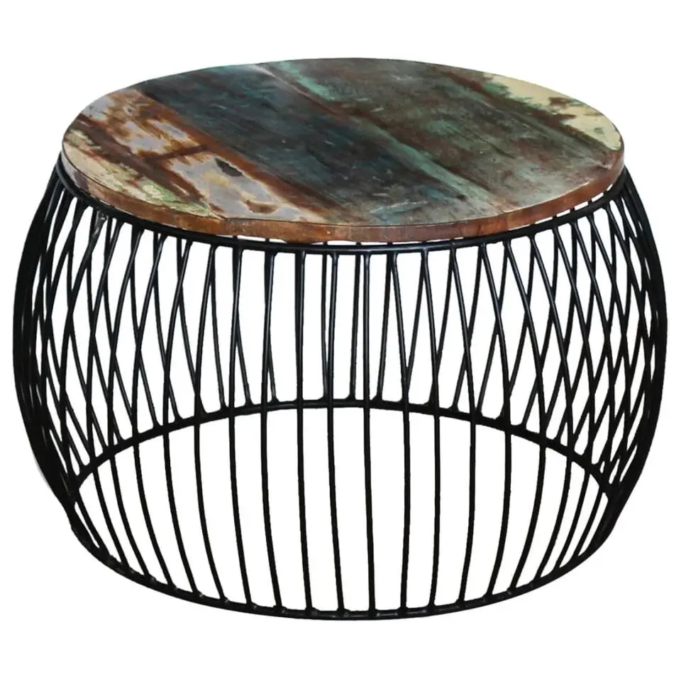 vidaXL - Salontafel - Bruin - Hout - 68 x 37 cm