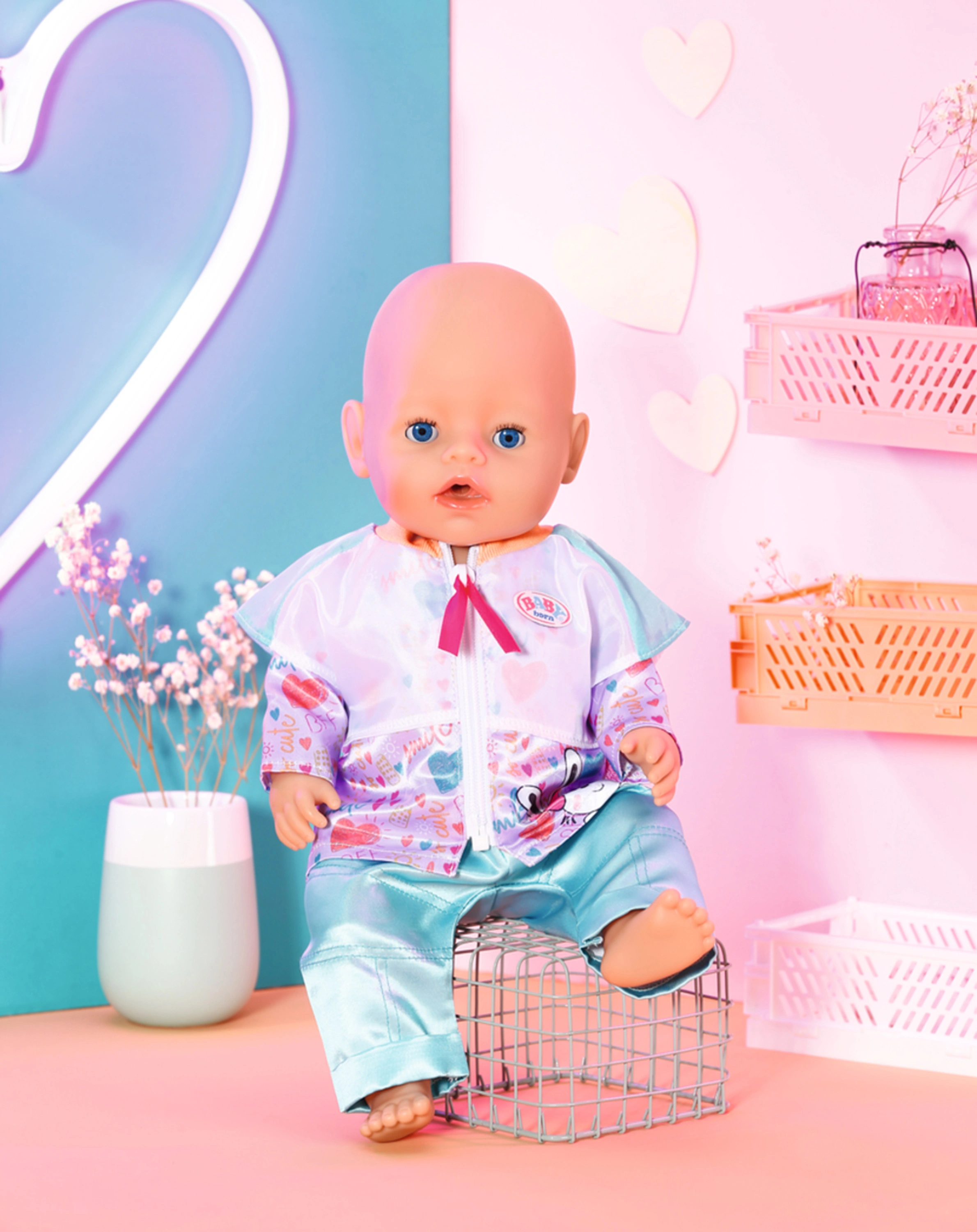 BABY born® Freizeitanzug AQUA (43cm)