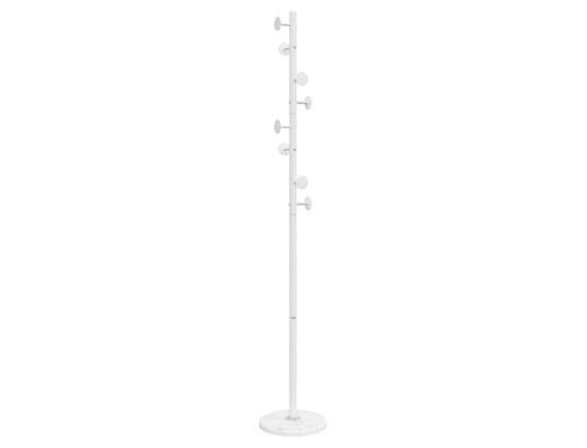 VIDAXL - Porte manteau Porte-manteau blanc 176 cm fer enduit de poudre