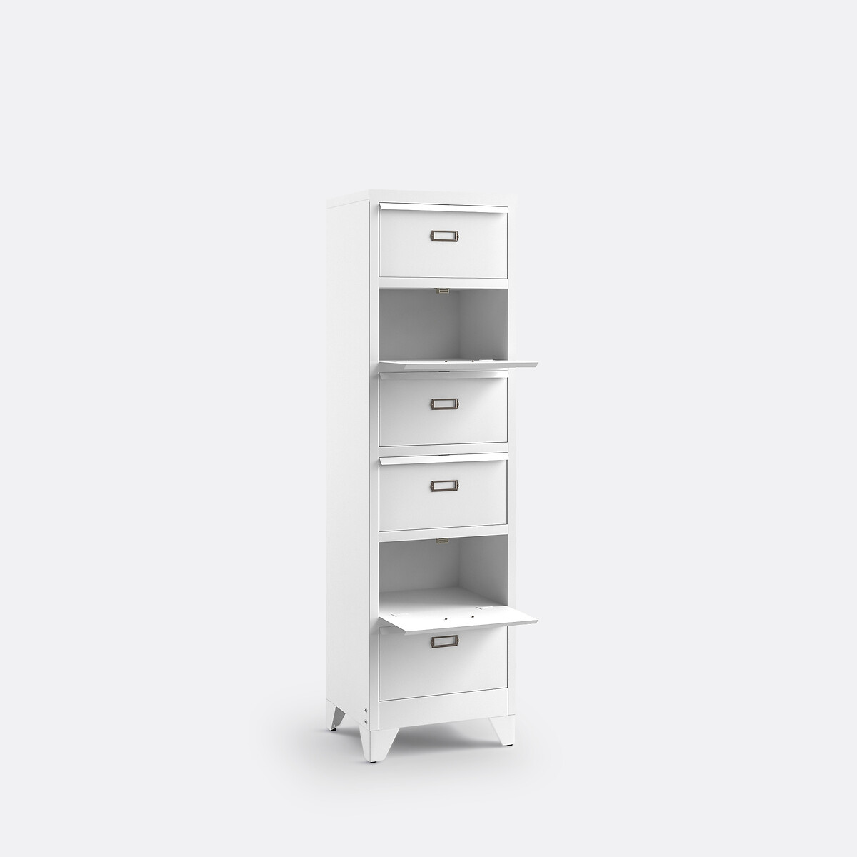LA REDOUTE INTERIEURS<br>Cômoda metálica com portas de dobradiça, Hiba