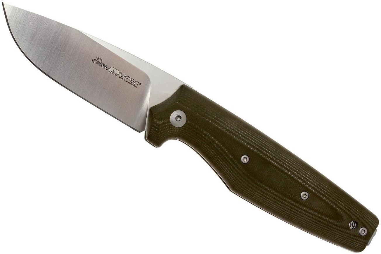 Viper Dan 1 5928GGR Green G10 N690, drop-point