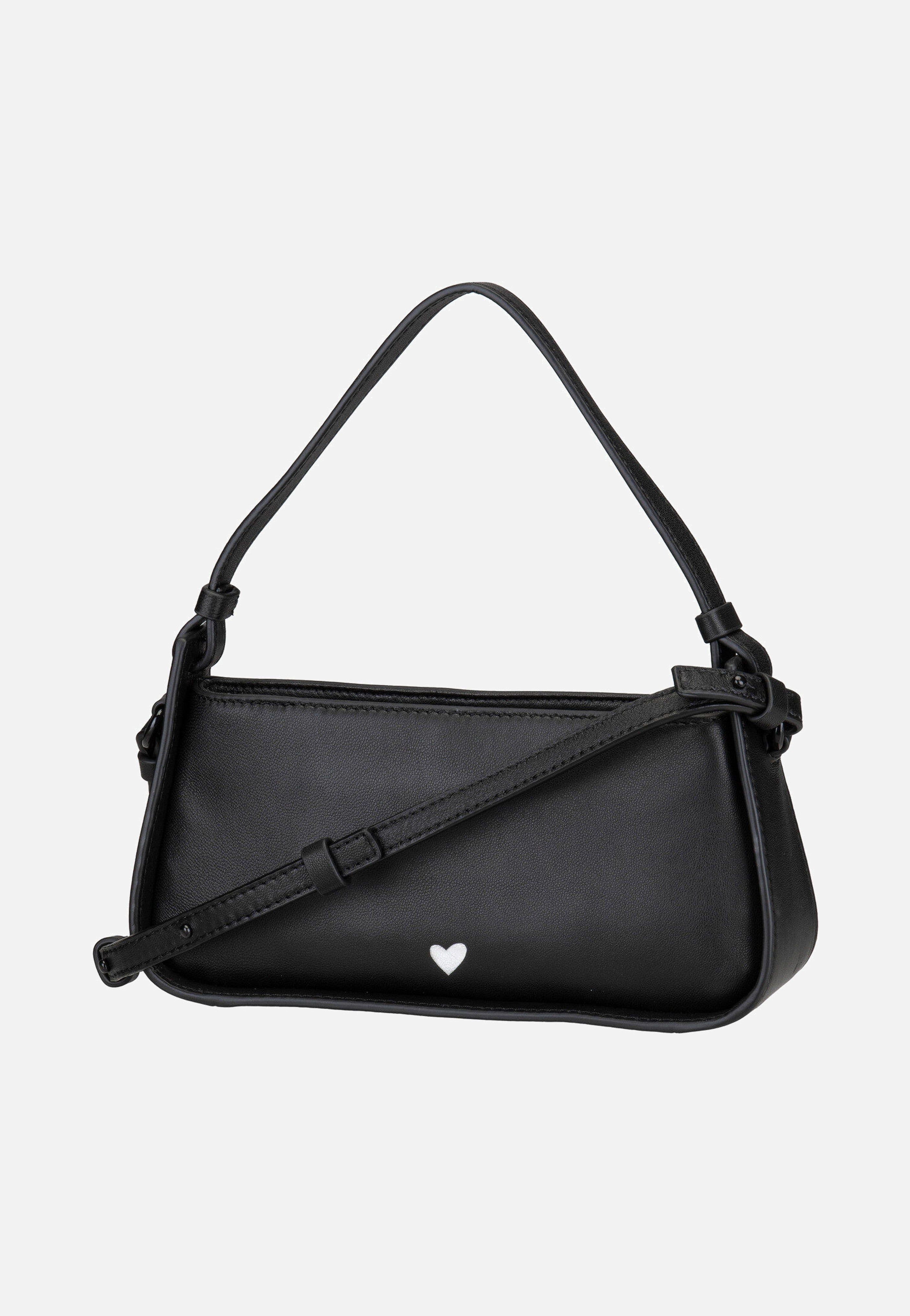 Black Valentines Xbody XS Grey/Black - Henkeltasche