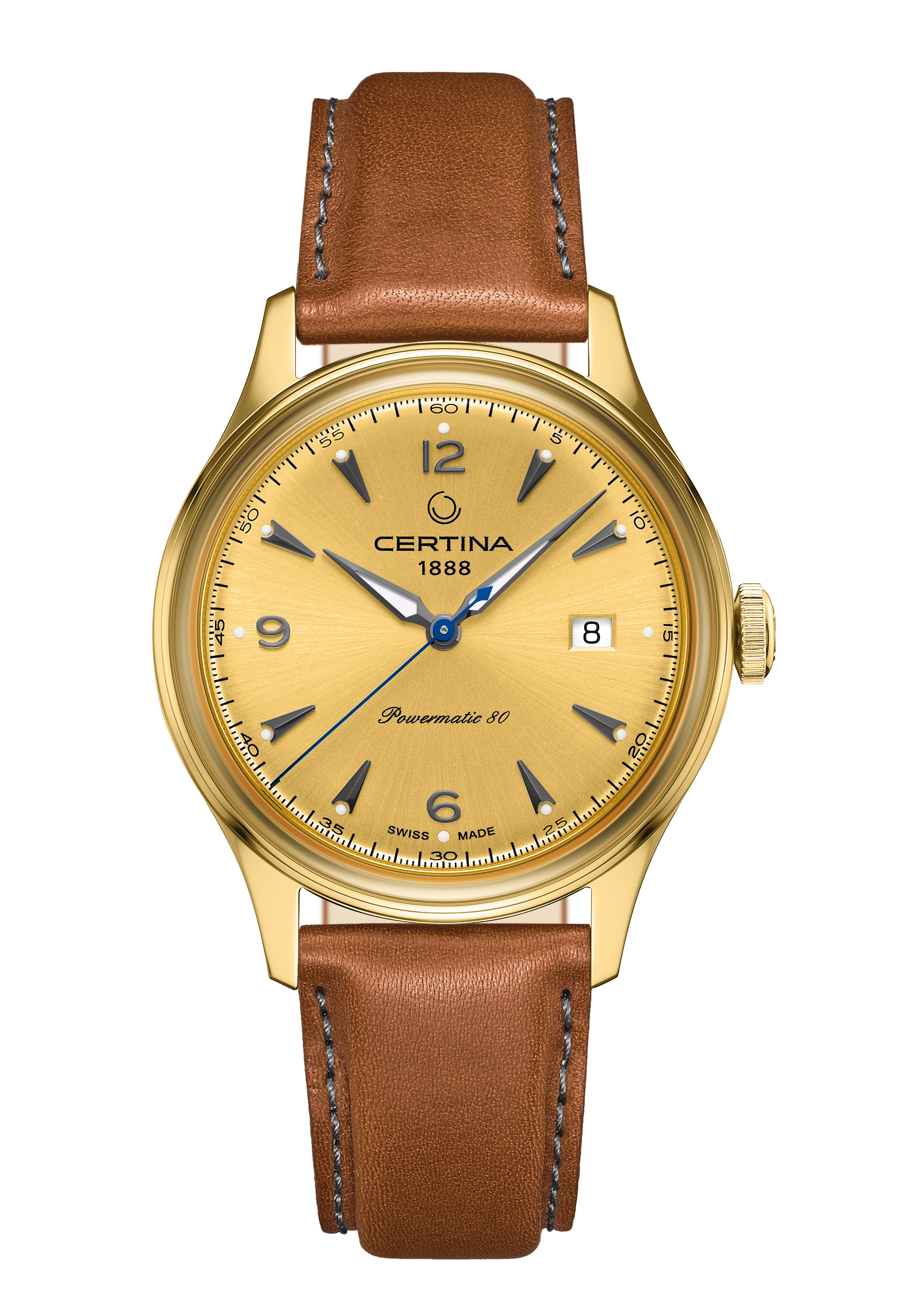 Certina DS Powermatic 80 PVD Gold C038.407.36.367.00