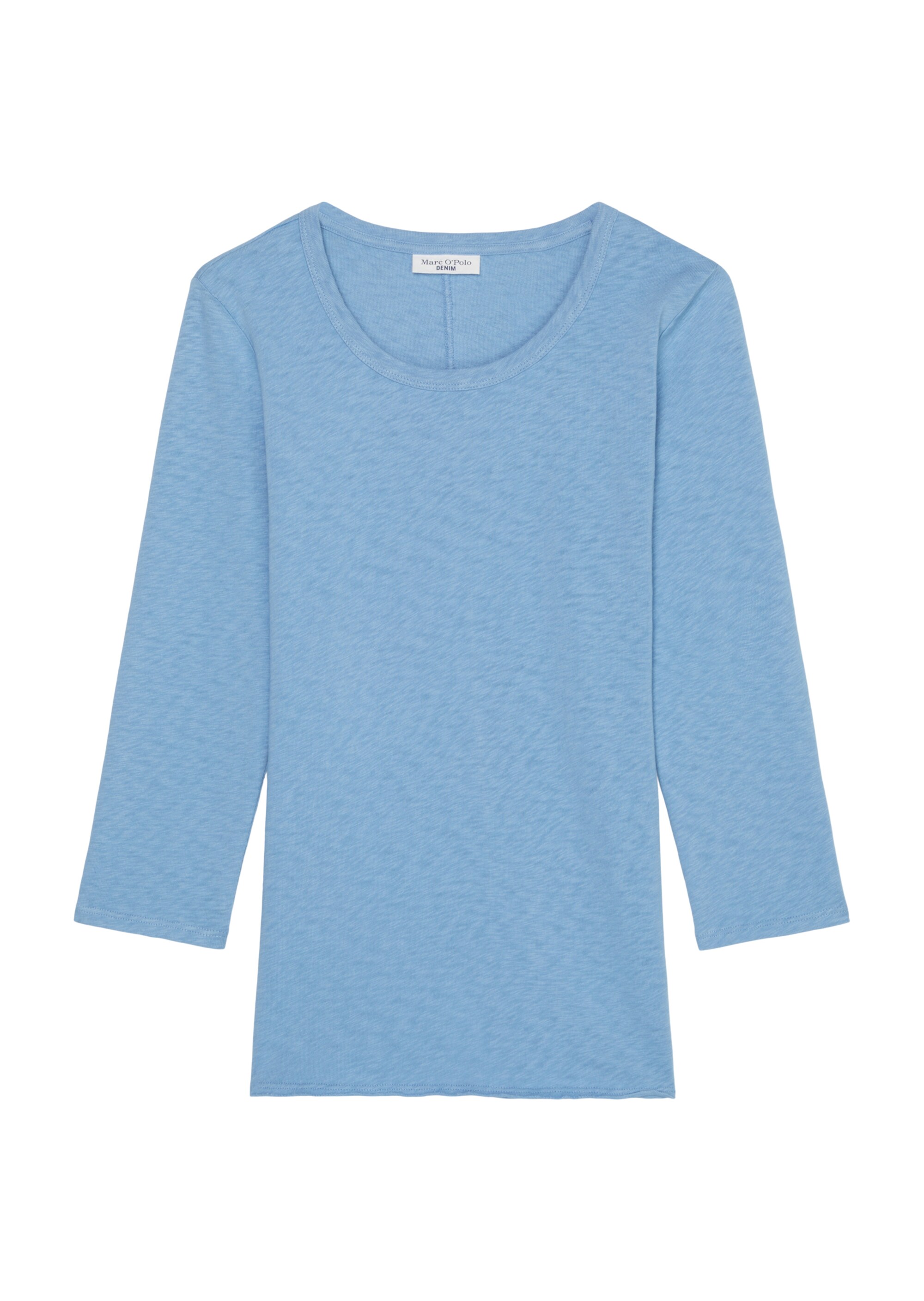 T-Shirt slim aus Slub-Jersey