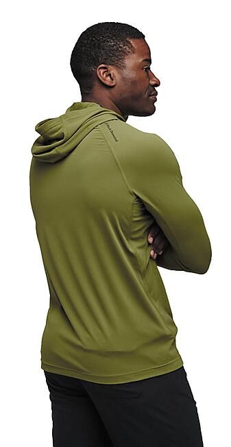 BLACK DIAMOND - T-SHIRT A CAPUCHE ML M ALPENGLOW HOODY