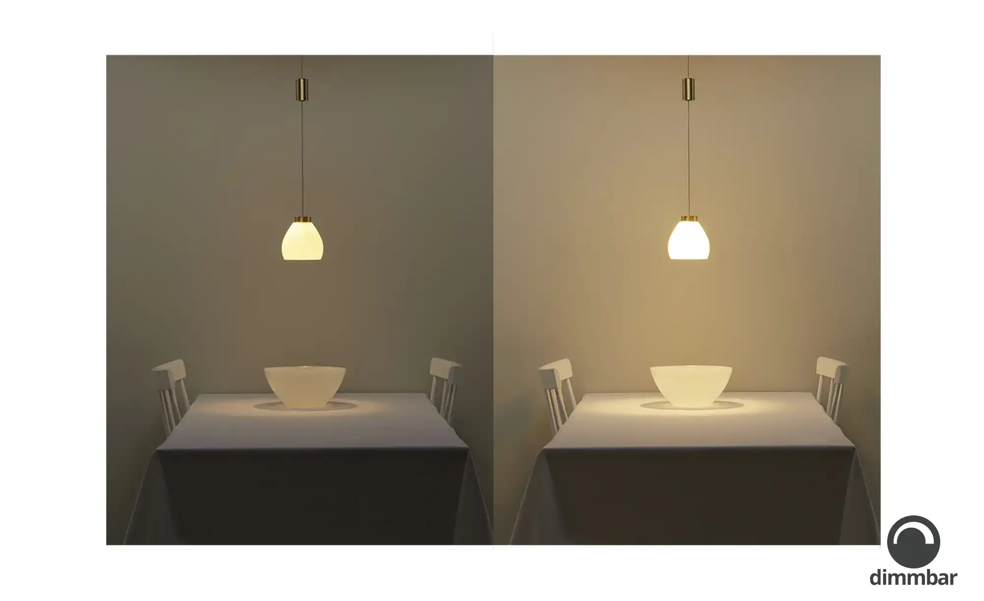 HELL-höllisch gutes Licht LED-Pendelleuchte, 1-flammig, messing-matt
