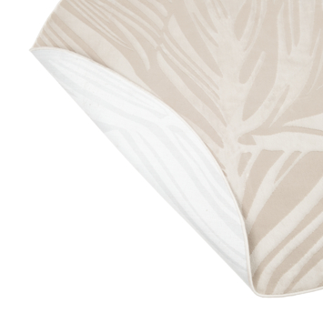Super Leaves vloerkleed Taupe Ø 160 CM