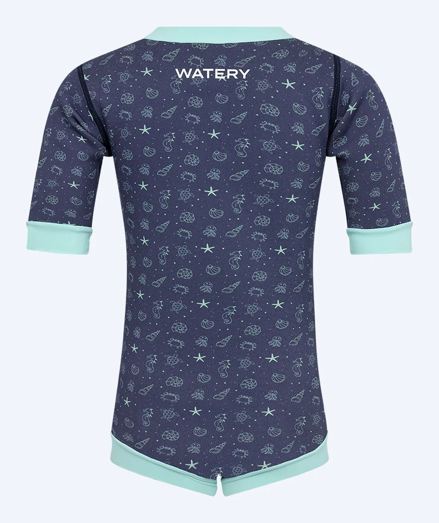 Watery våddragt til børn - Baia Full-Body - Atlantic Turquoise