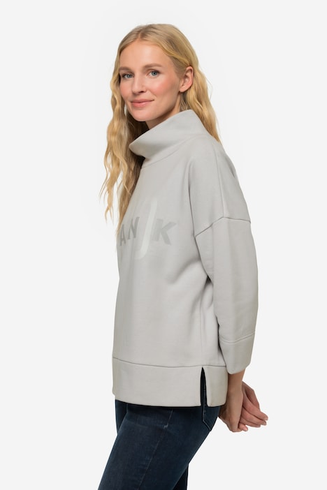 Sweatshirt, oversized, SANDBANK-Druck