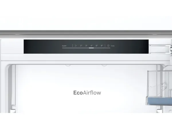 Bosch Serie | 4 KIN86VFE0 - Køleskab/fryser - bund-fryser - til indbygning - niche - bredde: 56 cm - dybde: 55 cm - højde: 177.5 cm - 260 liter - Klasse E - Fladhængsel