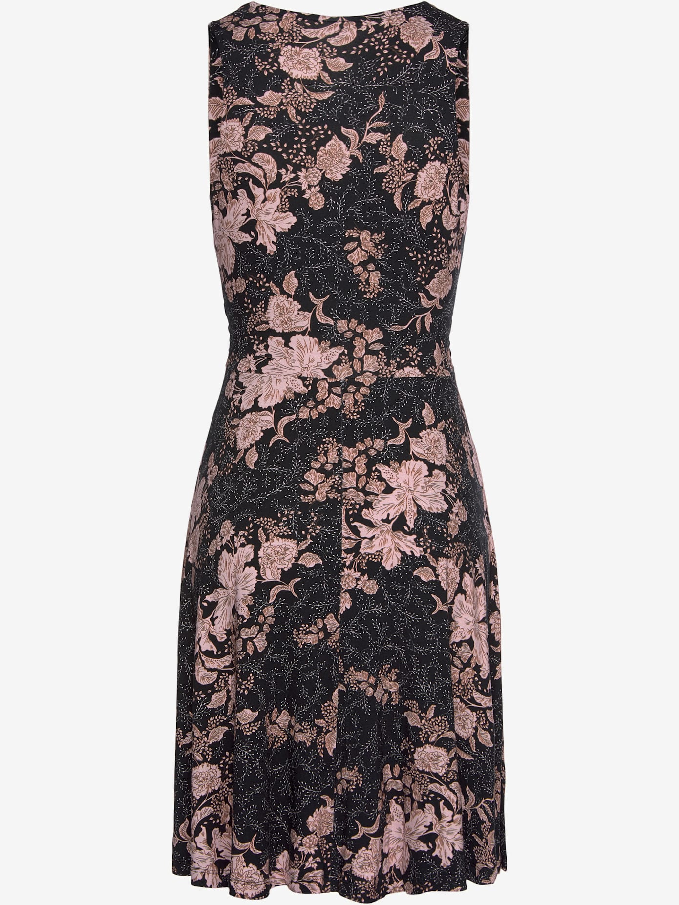 Robe en jersey col v effet cache-cœur