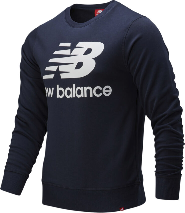 New Balance Essentials Stacked Logo Sweatshirt Blå