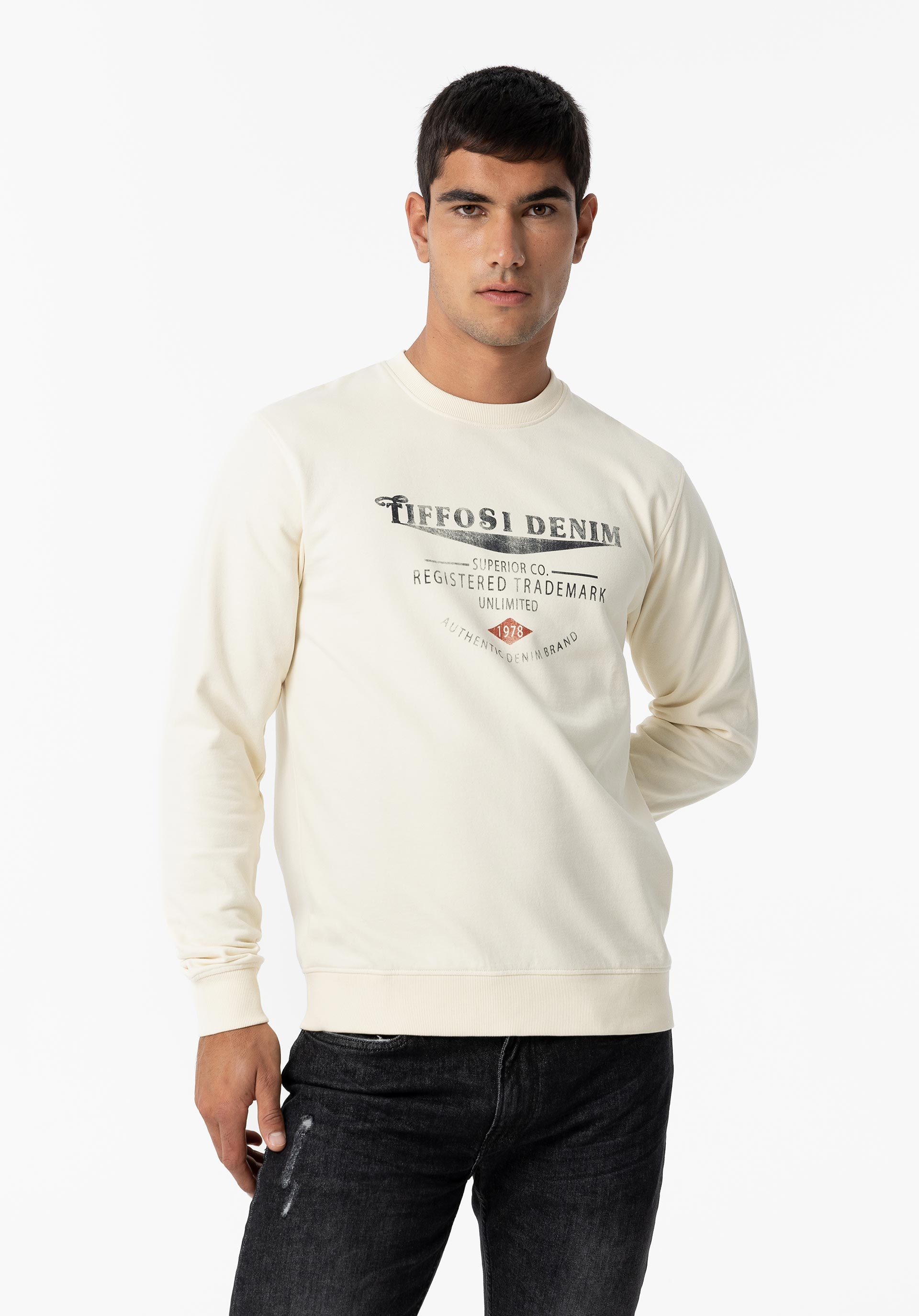Sweatshirt com Estampado Frontal