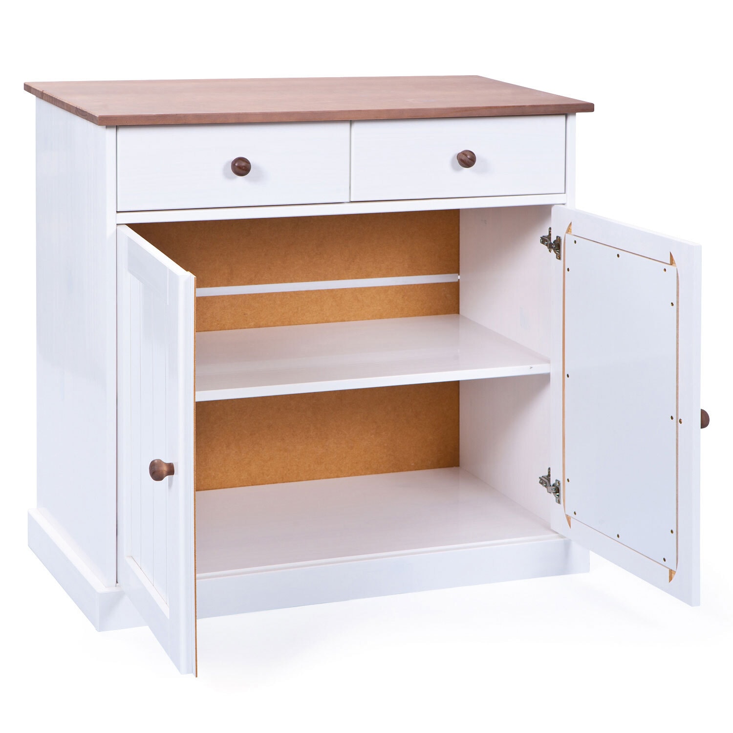 Kommode Jacob 3.2 Kiefer massiv lackiert 90 x 86 x 45 cm