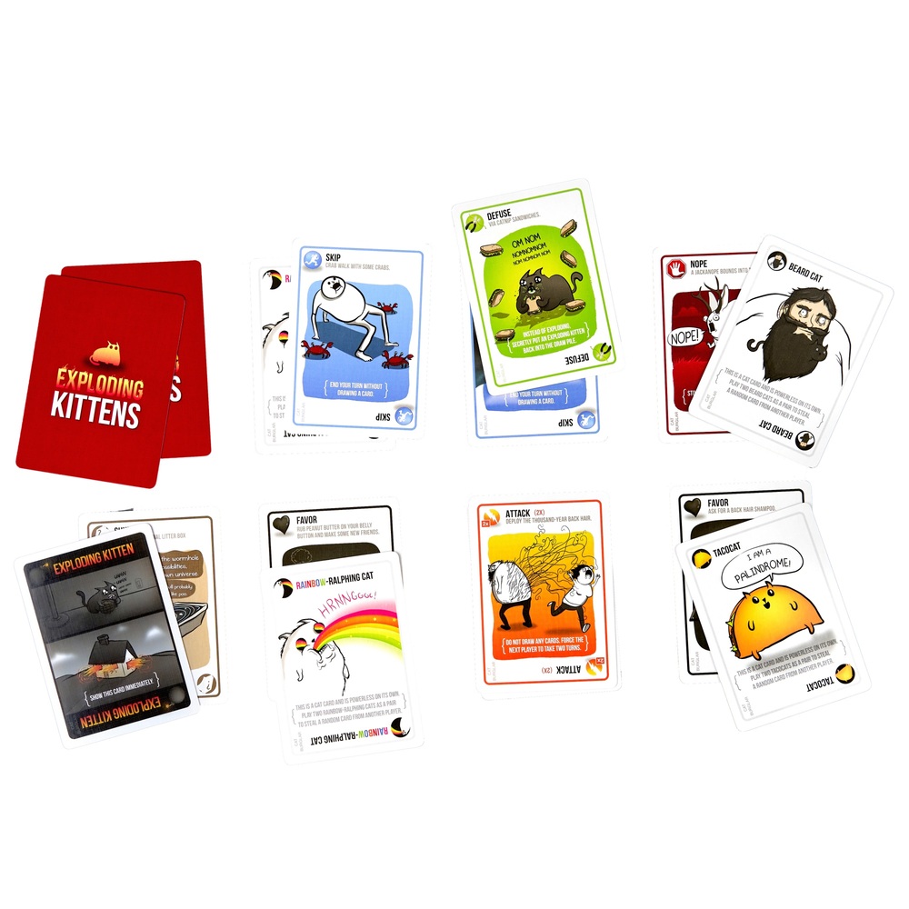 Exploding Kittens Katzendiebstahl Edition Kartenspiel
