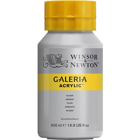 Galeria akrylmaling 500 ml - Silver