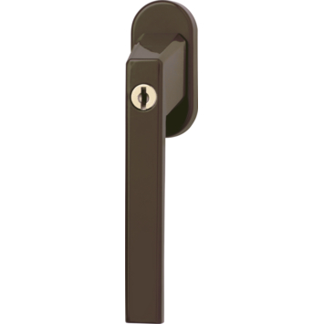 Abus raamboom bruin met slot