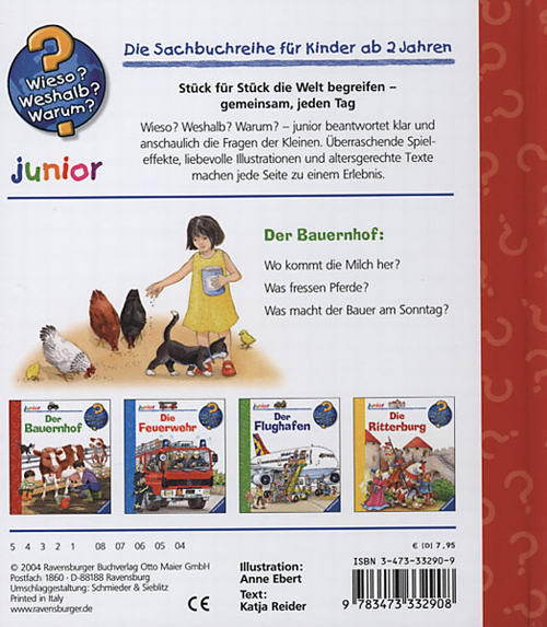 Der Bauernhof / Wieso? Weshalb? Warum? Junior Bd.1