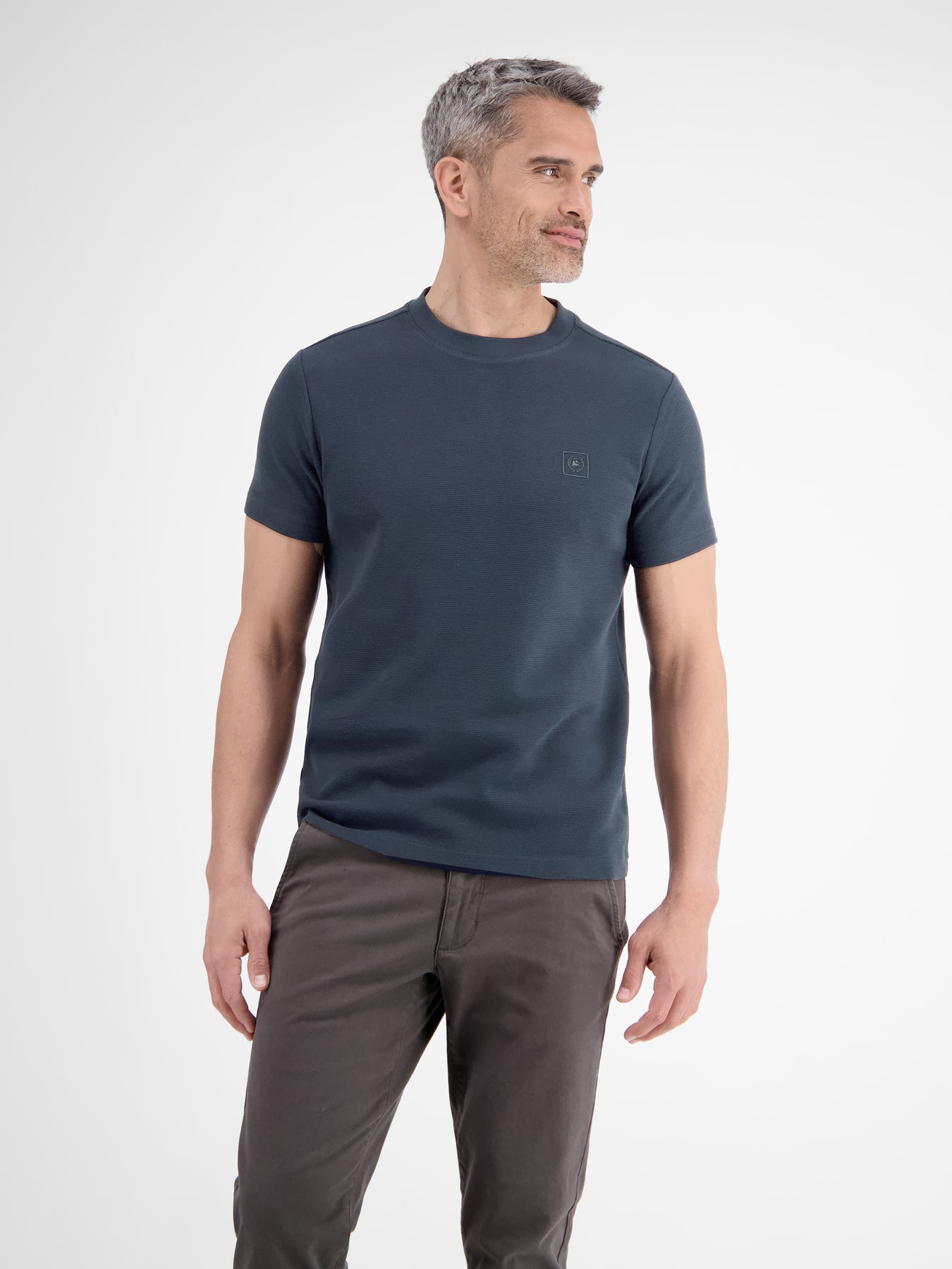 Herren T-Shirt in Strukturqualität