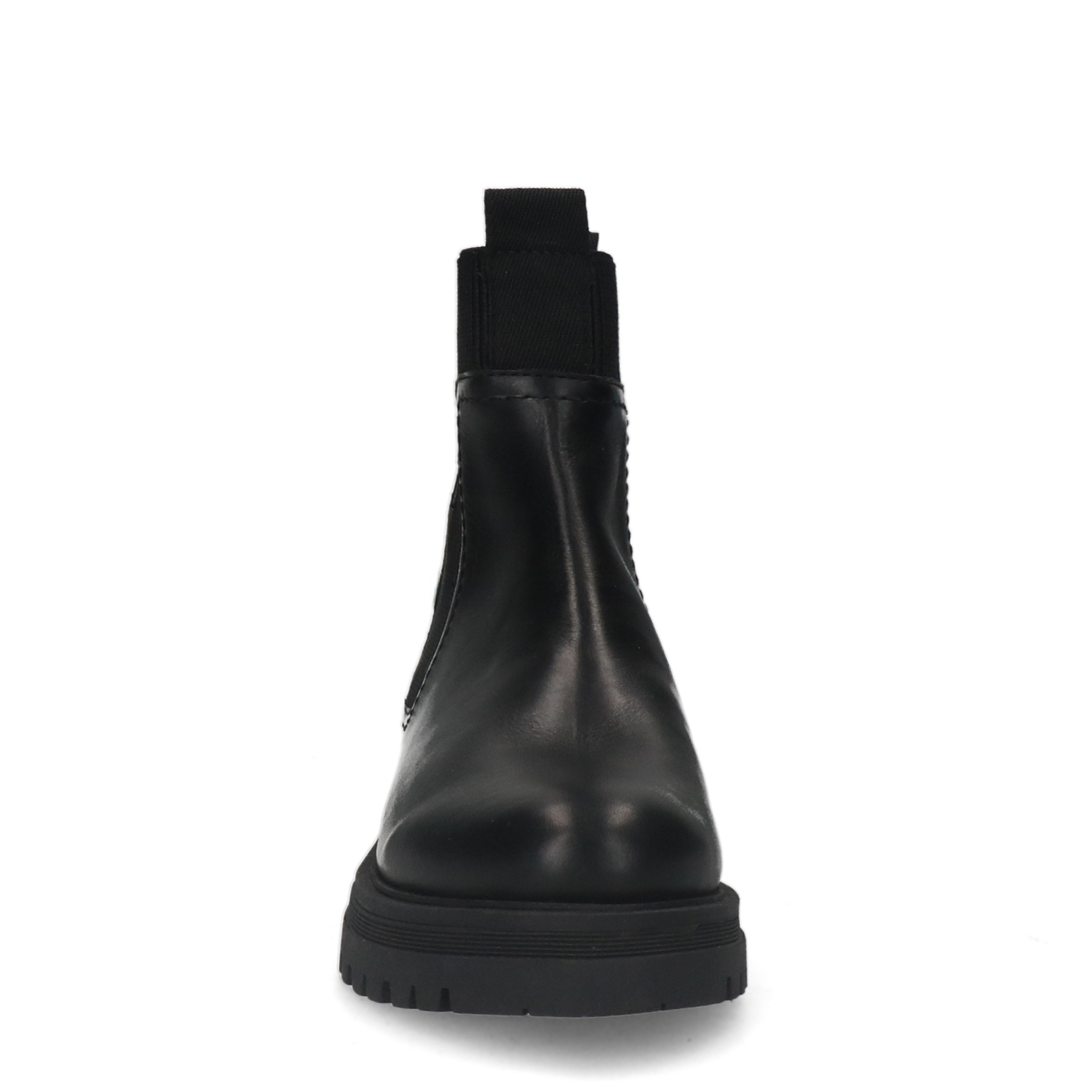 Zwarte leren chelsea boots
