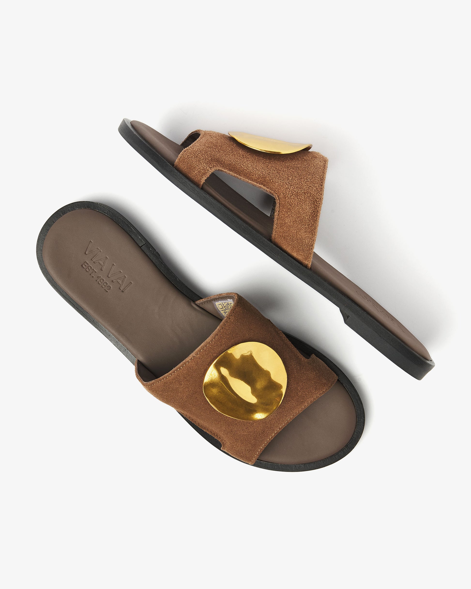 VIA VAI cognac slippers Vita Avi