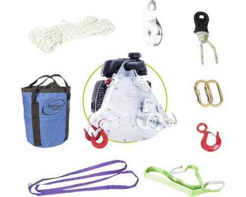 Kaapstanderlier, kabellier, draagbare lier in accessoirekit PCW5000-A