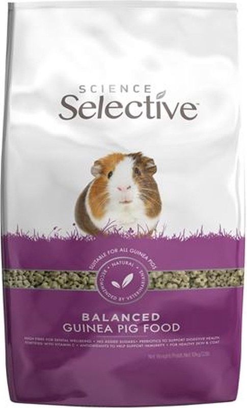 Supreme Science Selective Caviavoer - 10 kg - Paardenbloem, Venkel & Brandnetel