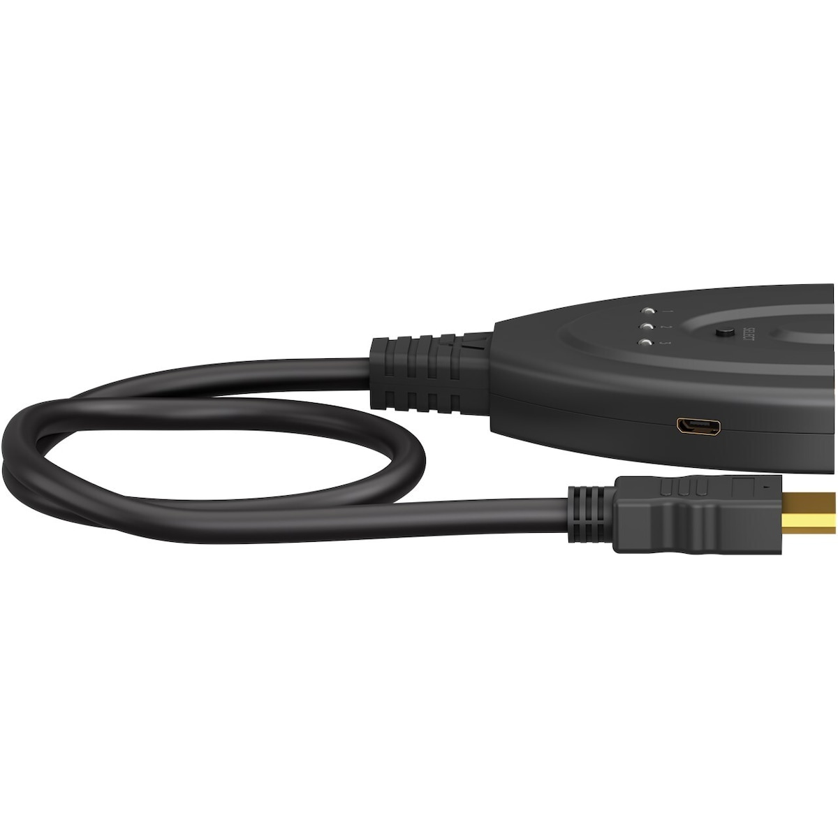 Goobay Manuell HDMI™-svitsj 3 til 1 (4K 60 Hz)