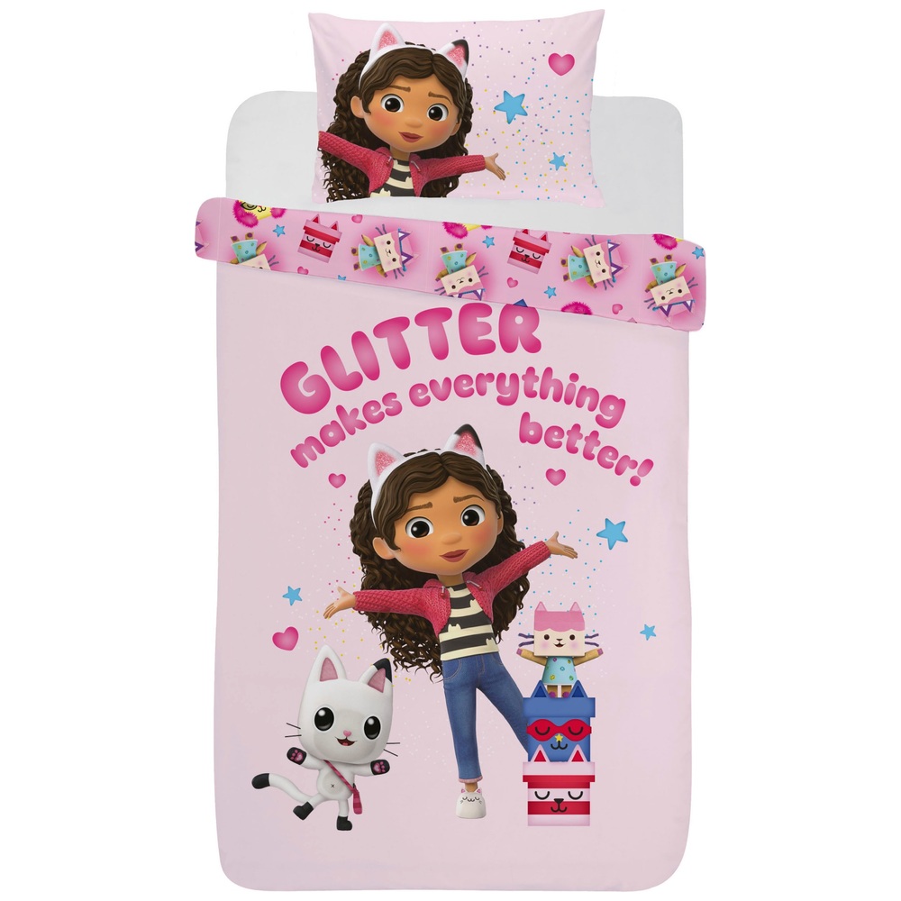 Gabbys Puppenhaus Einzel-Wendebettwäsche-Set