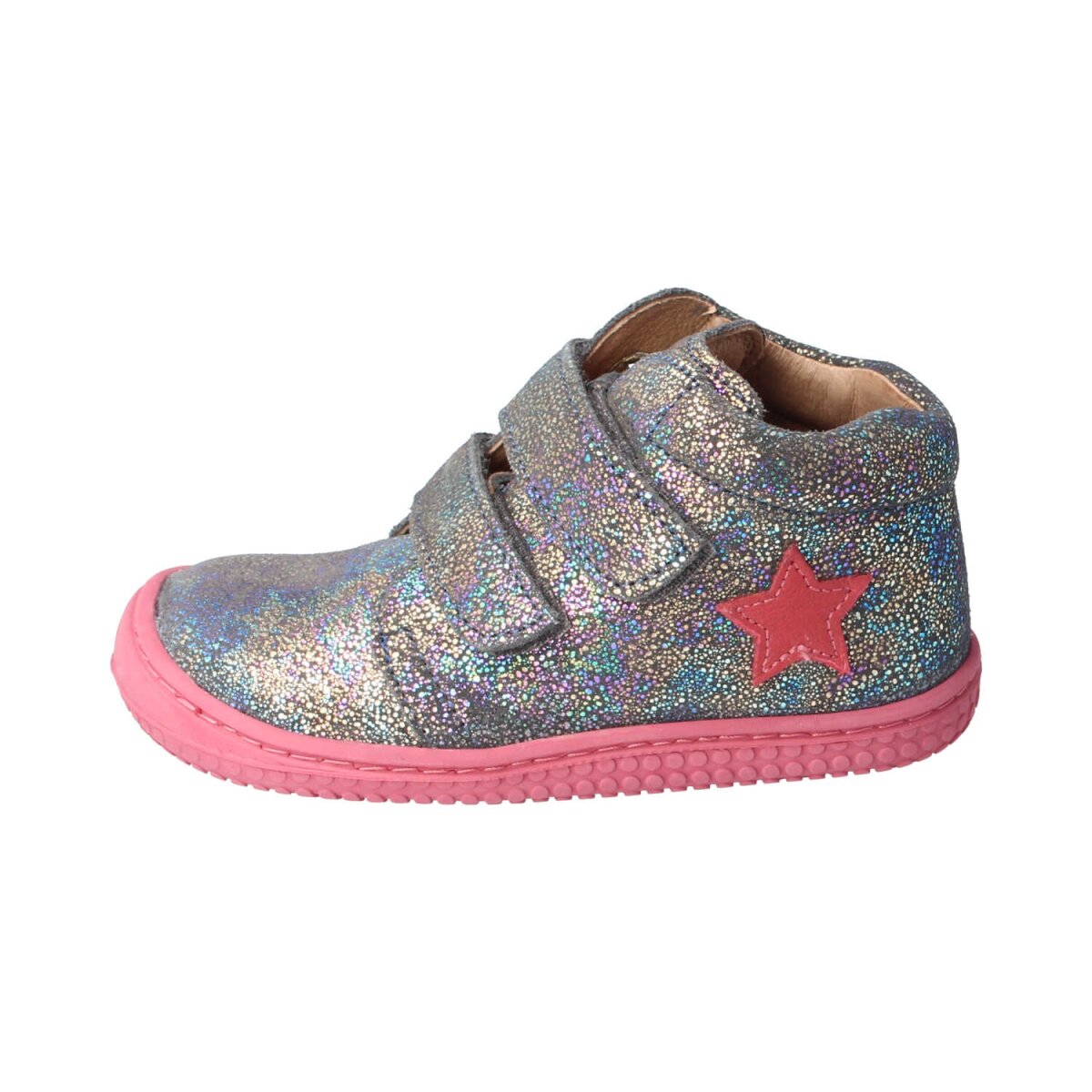 202113-3 CHAMELiiON velours leather glitter grey velcro Weite/M