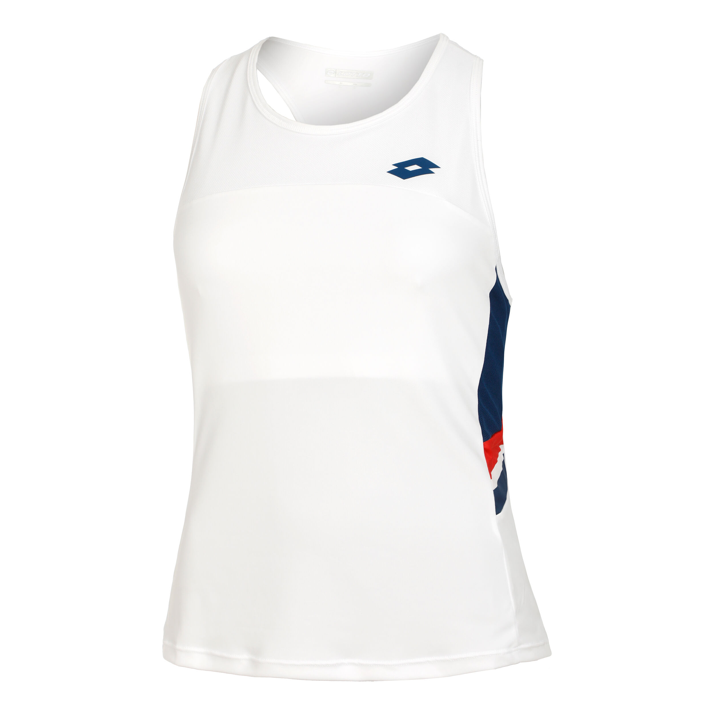 Lotto Squadra III Débardeur Tank Top Femmes - Blanc