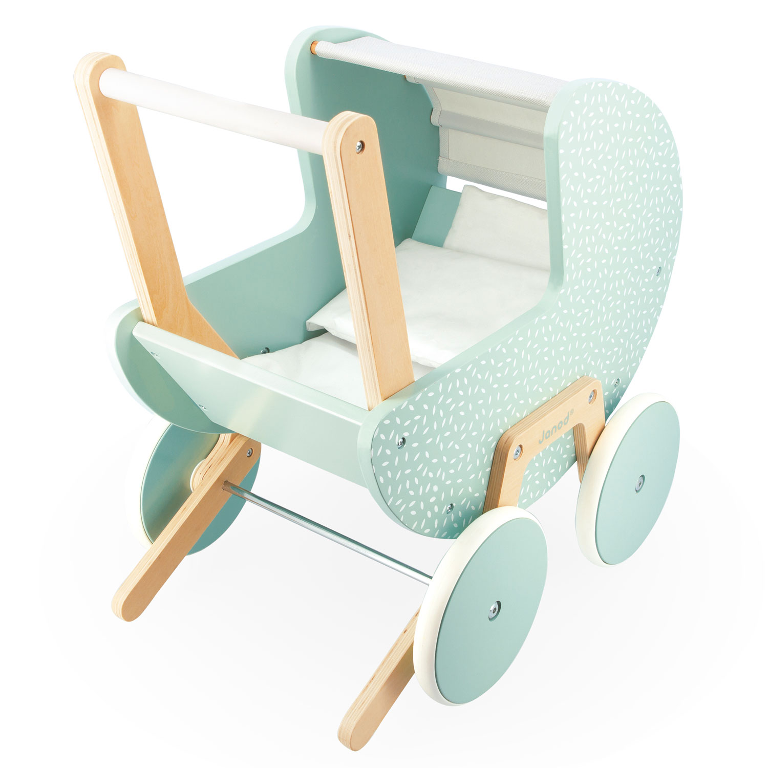 Janod Zen - Houten Poppenwagen