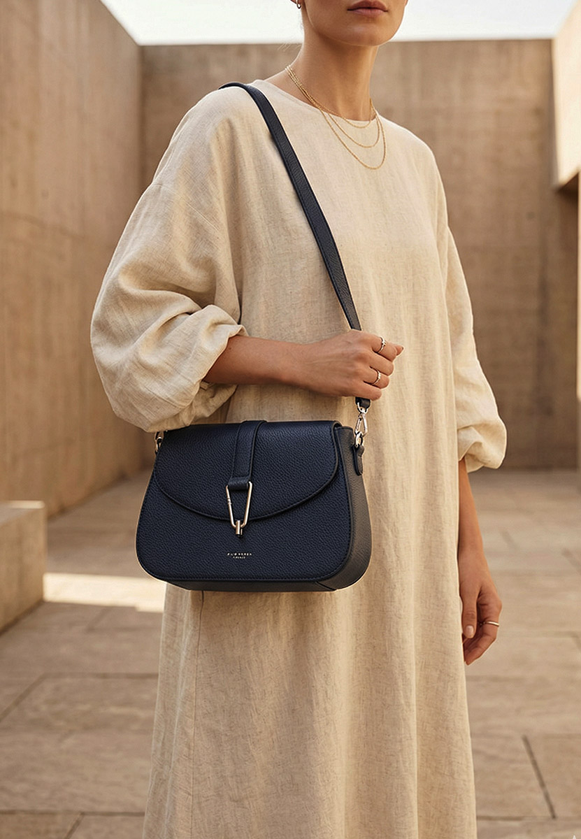 Sac bandoulière femme marine Silvia Rosa 25J510