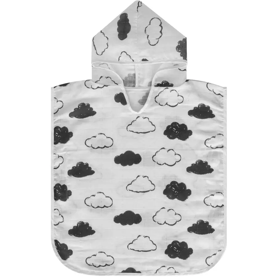 hibboux® Badeponcho Musselin Cloud Multicolor