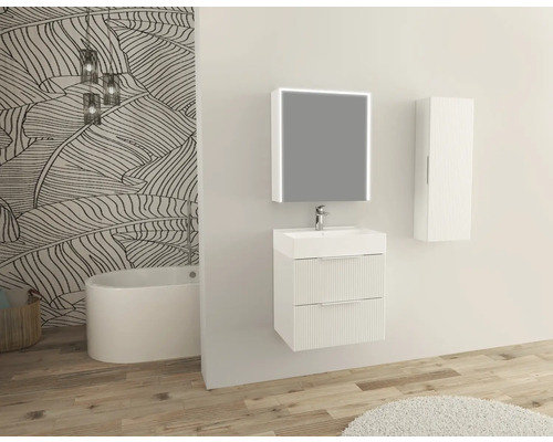 Jungborn wastafelmeubel QUATTRO BxHxD 60 x 50 x 46 cm Frontkleur wit mat 55691
