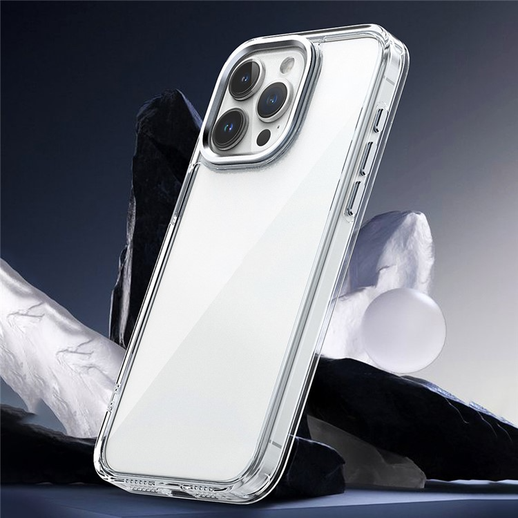 iPhone 16 Pro Max Hybrid Hardcase Hülle TPU Bumper   Kunststoff Rückseite - Transparent