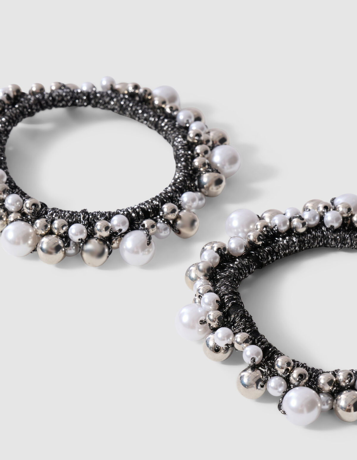 Pearl Mouwophouder Zilver