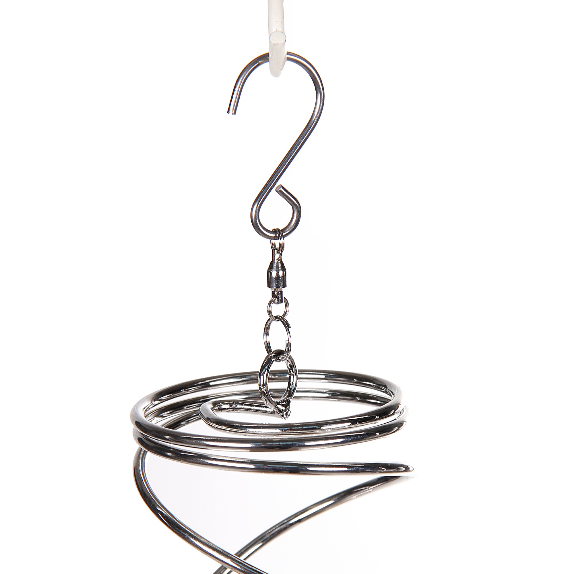Windspiel 'Spirale', mit schwarzer Glaskugel, H 40 cm günstig bestellen
