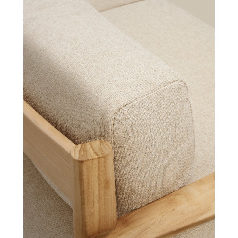 Canapé Tirant 3 places en bois de teck 212 cm