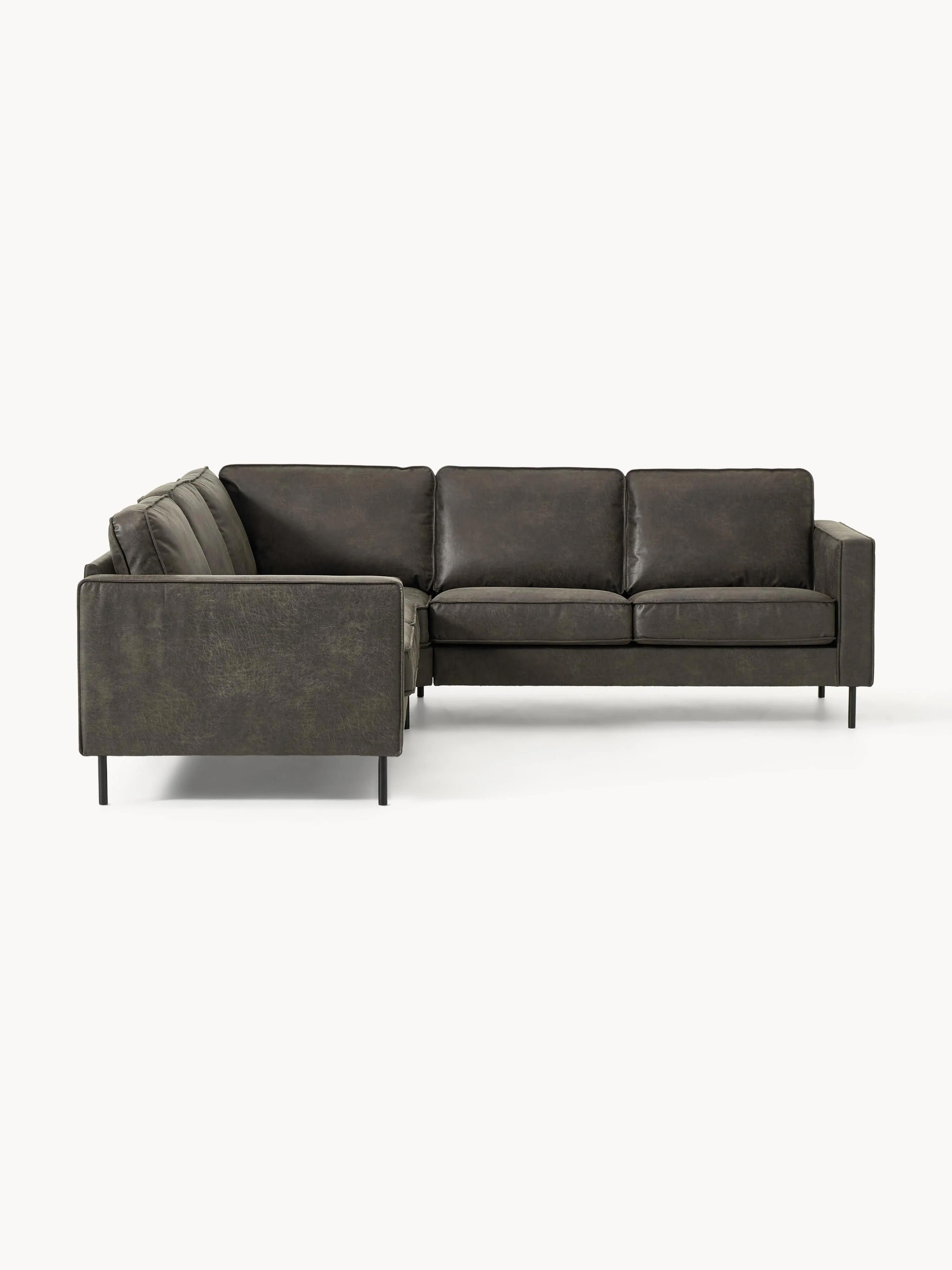Leren hoekbank Hunter (4-zits)