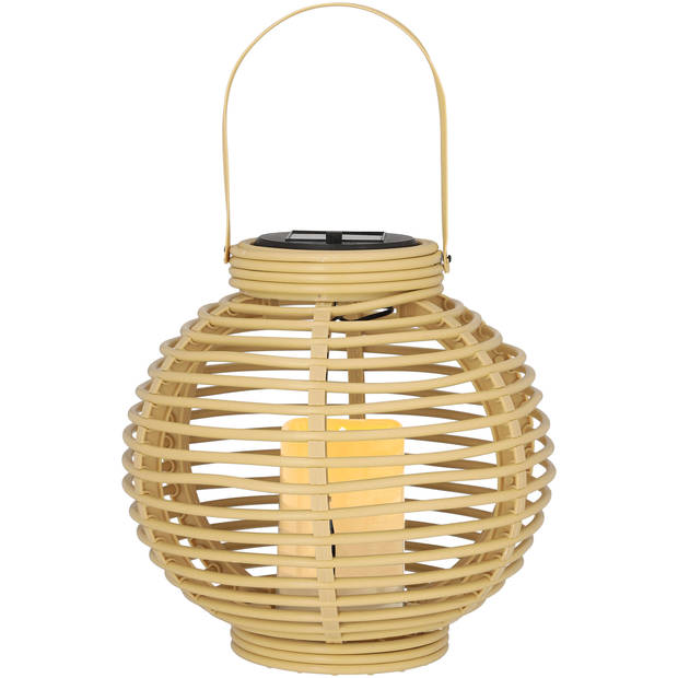 Blokker Solar lampion Toscana - beige - 21cm
