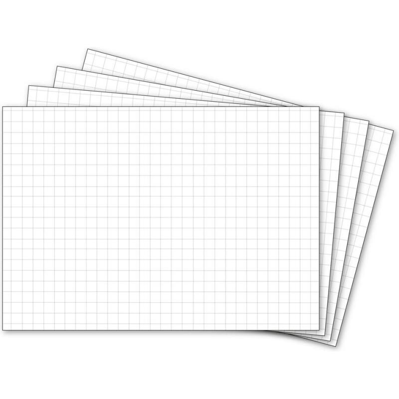 BLOC QUADRILLÉ 10X10, Bloc de 50 feuilles 90g/m2 au format 29.7x21cm